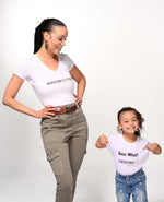 Load image into Gallery viewer, When does it end Women’s Jersey Deep V-Neck Tee