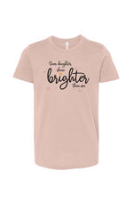 Load image into Gallery viewer, Dear Daughter, Shine Brighter Youth T- shirt