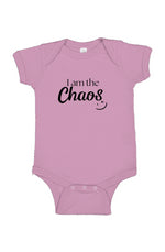 Load image into Gallery viewer, I am the Chaos Infant Fine Jersey Bodysuit