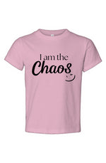 Load image into Gallery viewer, I am the chaos Toddler Jersey Tee