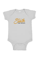 Load image into Gallery viewer, Stush Like Mommy Infant Fine Jersey Bodysuit second upload