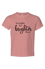 Load image into Gallery viewer, Dear Daughter, Shine Brighter Toddler Jersey Tee 3rd upload