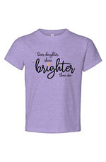 Load image into Gallery viewer, Dear Daughter, Shine Brighter Toddler Jersey Tee 3rd upload