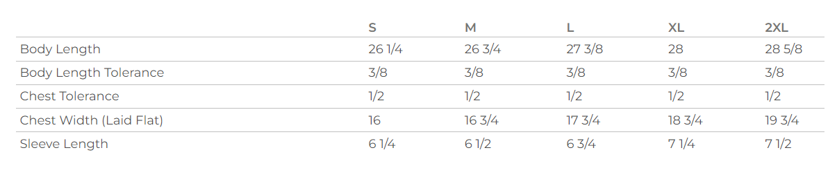 Size Guide