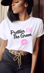 Load image into Gallery viewer, Prettier off the gram Crop Tee