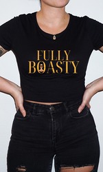Load image into Gallery viewer, Fully Boasty crop tee