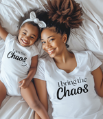 Load image into Gallery viewer, I am the chaos Toddler Jersey Tee