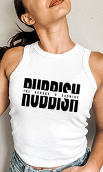 Load image into Gallery viewer, Rubbish the rumors 'n badmind Rib Racer Tank
