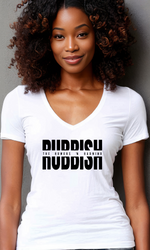 Load image into Gallery viewer, Rubbish the rumors Women’s Deep V-Neck Tee