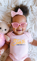 Load image into Gallery viewer, Stush Like Mommy Infant Fine Jersey Bodysuit