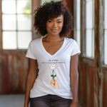 Load image into Gallery viewer, I’m a rose Women’s Deep V-Neck Tee
