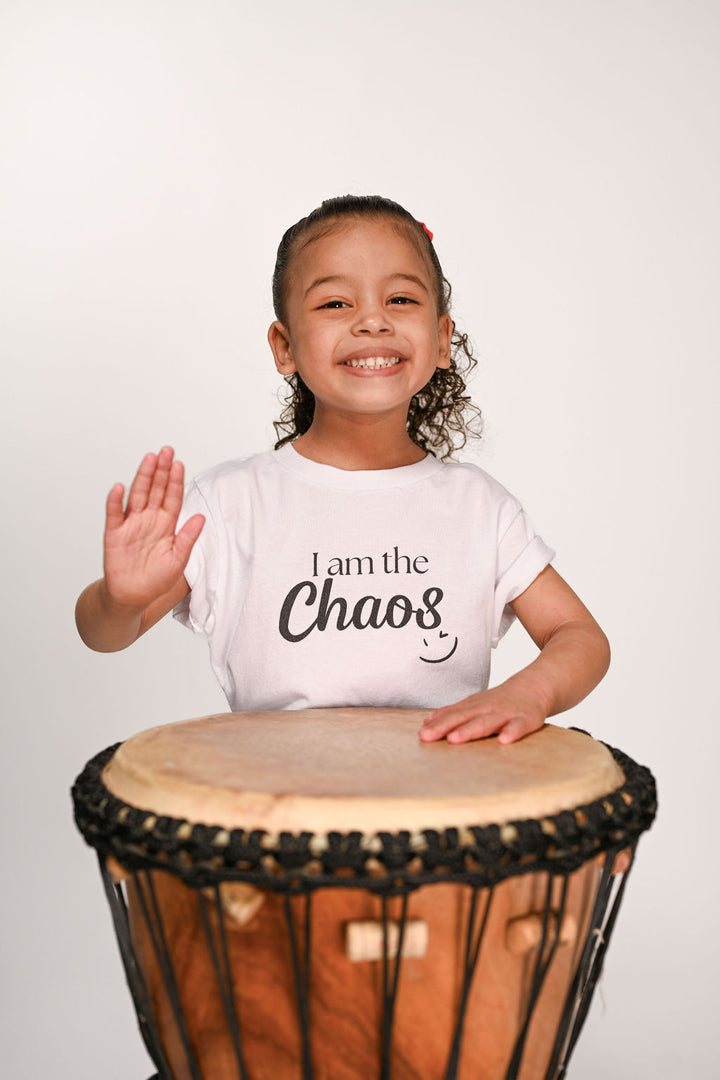 I am the chaos Toddler Jersey Tee
