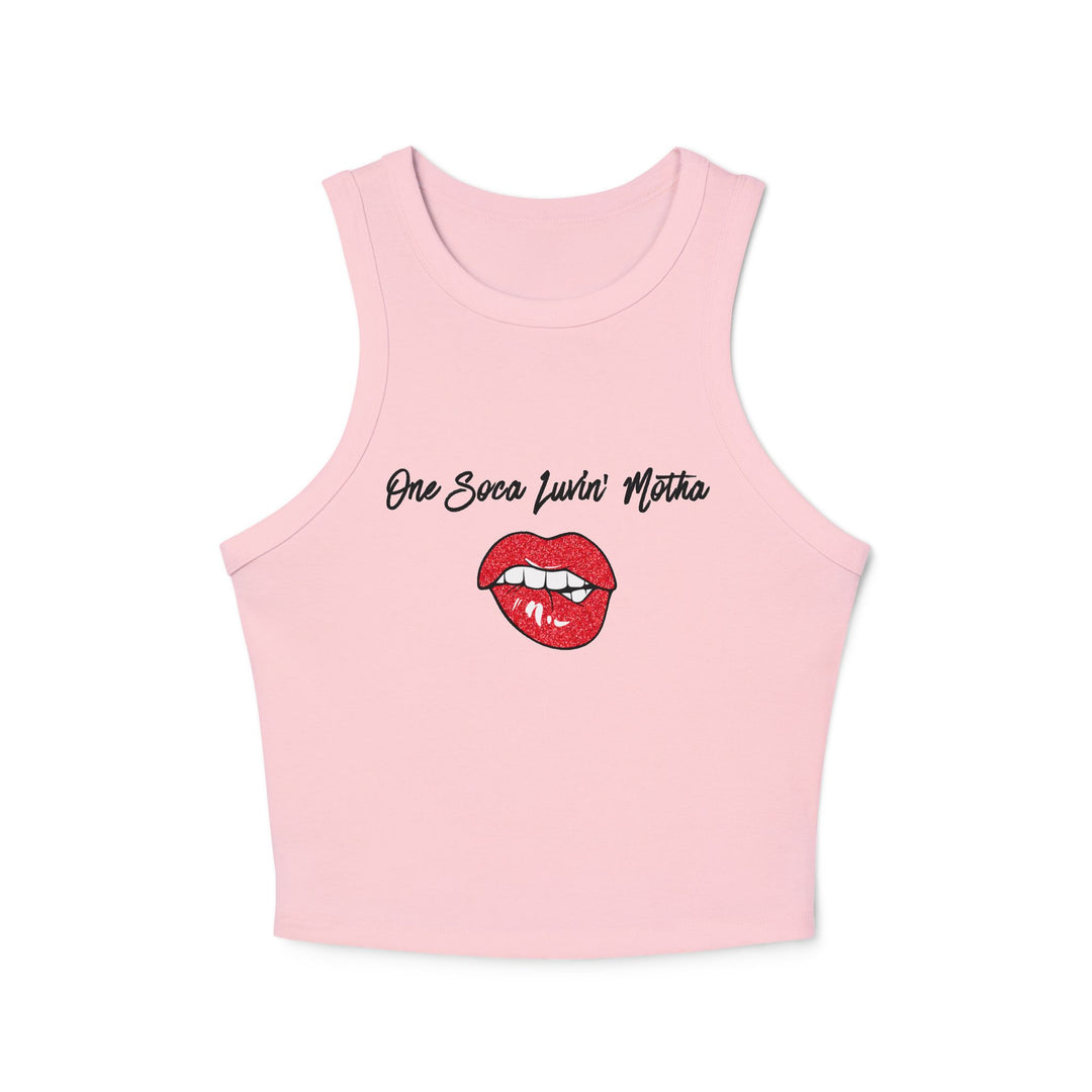 One Soca Luvin' Motha Rib Racer Tank