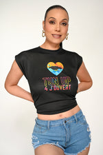 Load image into Gallery viewer, Tun up 4 J’ouvert Crop Tee
