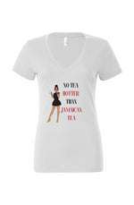 Load image into Gallery viewer, Women’s Jersey Deep V-Neck Tee
