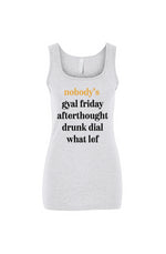 Load image into Gallery viewer, Nobodys's gyal Friday Women's Micro Rib Tank
