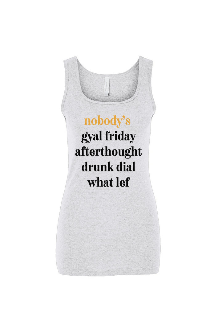 Nobodys's gyal Friday Women's Micro Rib Tank