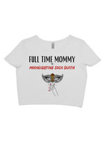 Load image into Gallery viewer, Full time mommy crop tee
