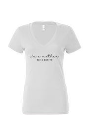 I'm a mother not a martyr Women’s Jersey Deep V-Ne