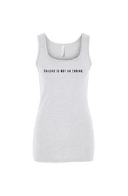 Failure is not and ending Women's Micro Rib Tank