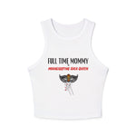 Load image into Gallery viewer, Moonlighting soca queen Rib Racer Tank Top
