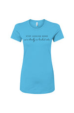Load image into Gallery viewer, Stop Judging Moms Women&#39;s Slim Fit Tee
