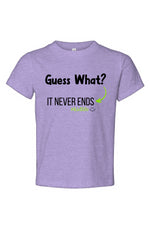 Load image into Gallery viewer, Guess What? It Never Ends Toddler Jersey Tee
