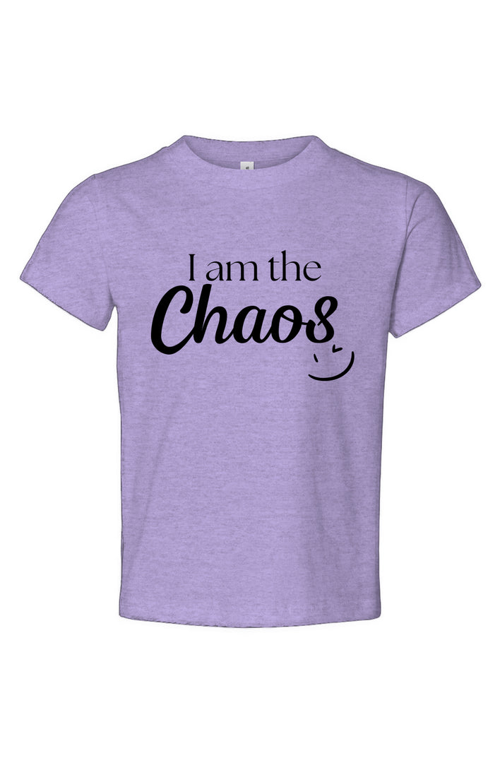 I am the chaos Toddler Jersey Tee