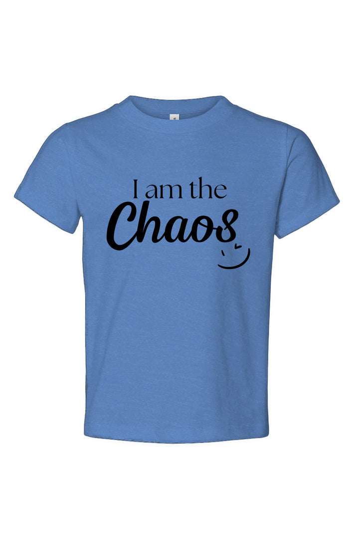 I am the chaos Toddler Jersey Tee
