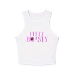 Load image into Gallery viewer, Fully Boasty Rib Racer Tank - Fuchsia lettering
