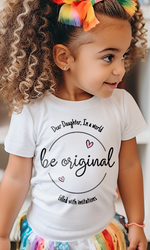 Load image into Gallery viewer, Dear Daughter, Be Original Toddler Jersey Tee
