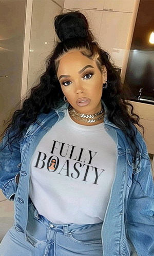 Fully Boasty Women's Slim Fit Tee