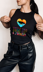 Load image into Gallery viewer, Tun Up 4 J&#39;ouvert Rib Racer Tank
