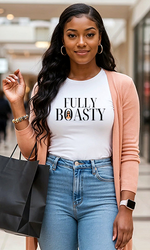 Load image into Gallery viewer, Fully Boasty Women&#39;s Slim Fit Tee
